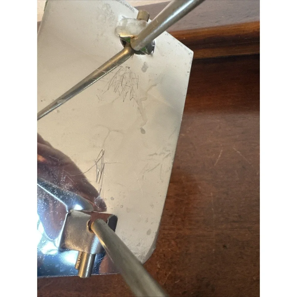 2- Vintage Over The Door Hanger Curved Straight Retro Metal